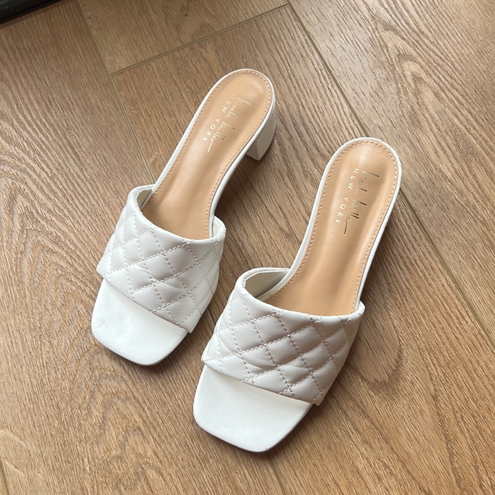 White Heeled Sandals